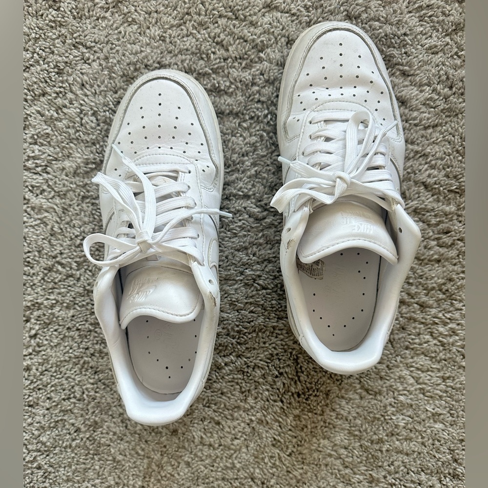Men’s White Airforce Ones, Size 9
